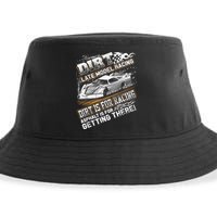 Late Model Modified Dirt Track Racing Dirt Is For Racing Sustainable Bucket Hat