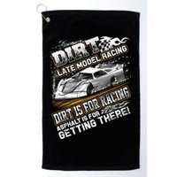 Late Model Modified Dirt Track Racing Dirt Is For Racing Golf Towel