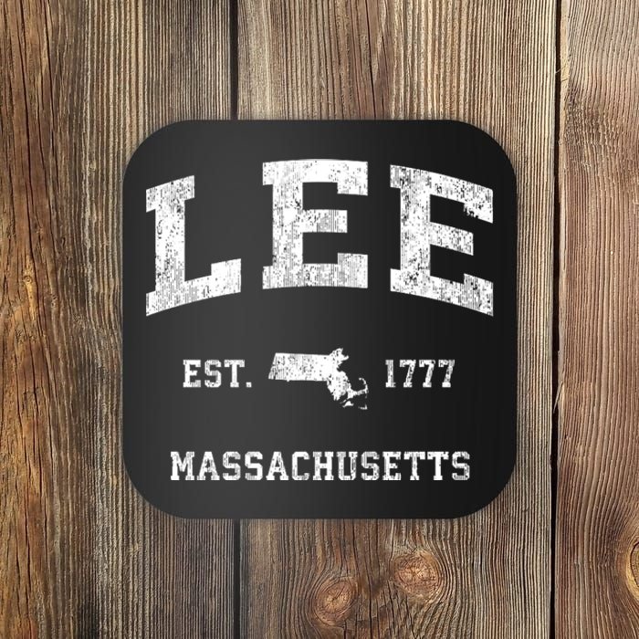 Lee Massachusetts Ma Vintage Athletic Coaster