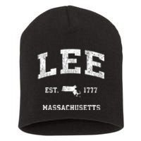 Lee Massachusetts Ma Vintage Athletic Short Acrylic Beanie