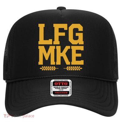Lfg Mke Milwaukee High Crown Mesh Back Trucker Hat