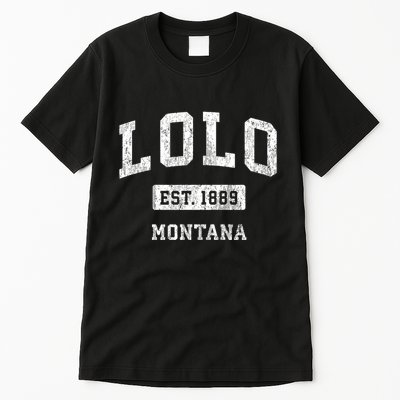 Lolo Montana Mt Vintage Sports Established Tall T-Shirt