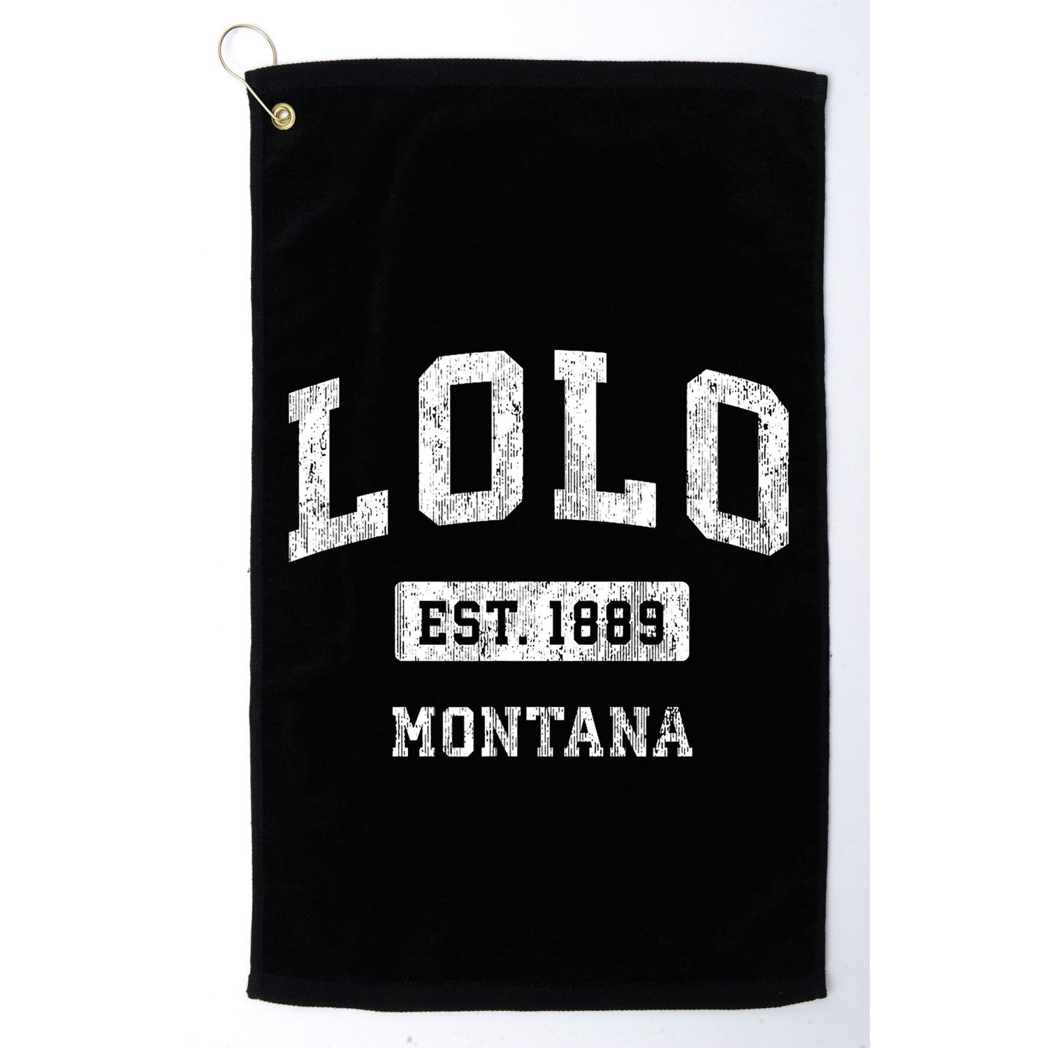 Lolo Montana Mt Vintage Sports Established Golf Towel