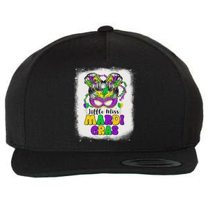 Little Miss Mardi Gras Wool Snapback Cap