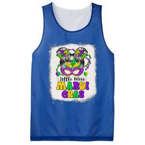 Little Miss Mardi Gras Mesh Reversible Basketball Jersey Tank