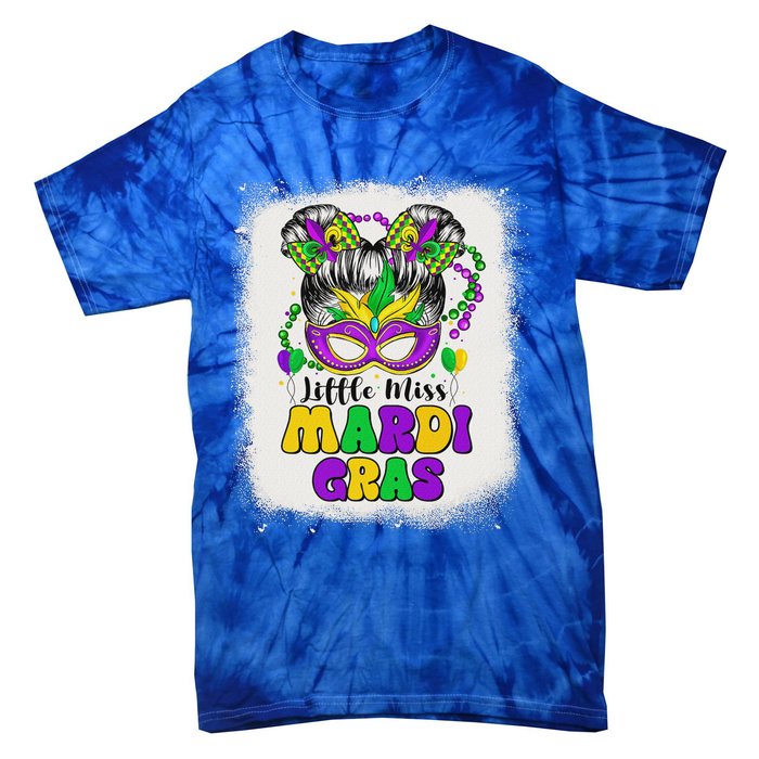 Little Miss Mardi Gras Tie-Dye T-Shirt