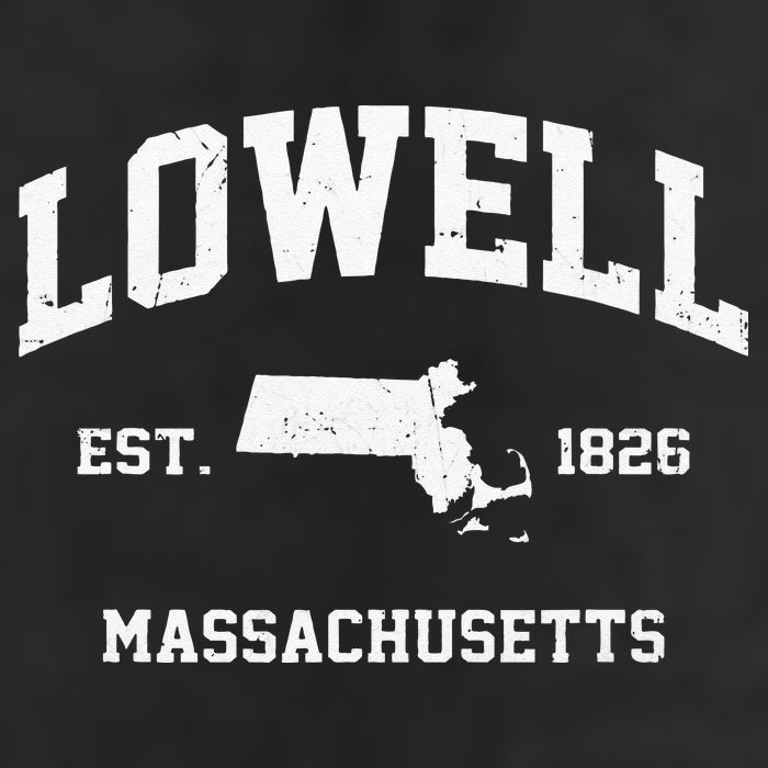 Lowell Massachusetts MA Vintage State Athletic Style Beanie