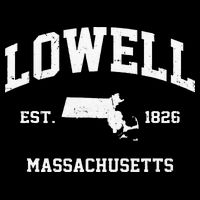 Lowell Massachusetts MA Vintage State Athletic Style Womens T-Shirt