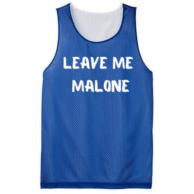 Leave Me Malone Meme Pop Culture Music Lover Gift Mesh Reversible Basketball Jersey Tank