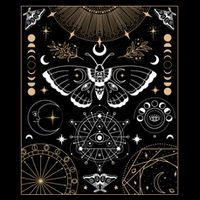 Luna Moth Moon Phases Witchy Dark Academia Aesthetic Gift Impact Tech Backpack