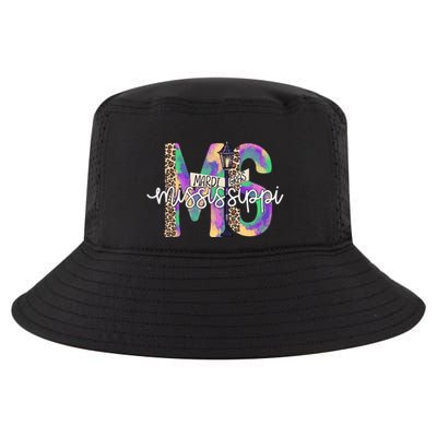 Leopard Mississippi Ms Mardi Gras Cool Comfort Performance Bucket Hat