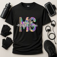Leopard Mississippi Ms Mardi Gras Cooling Performance Crew T-Shirt