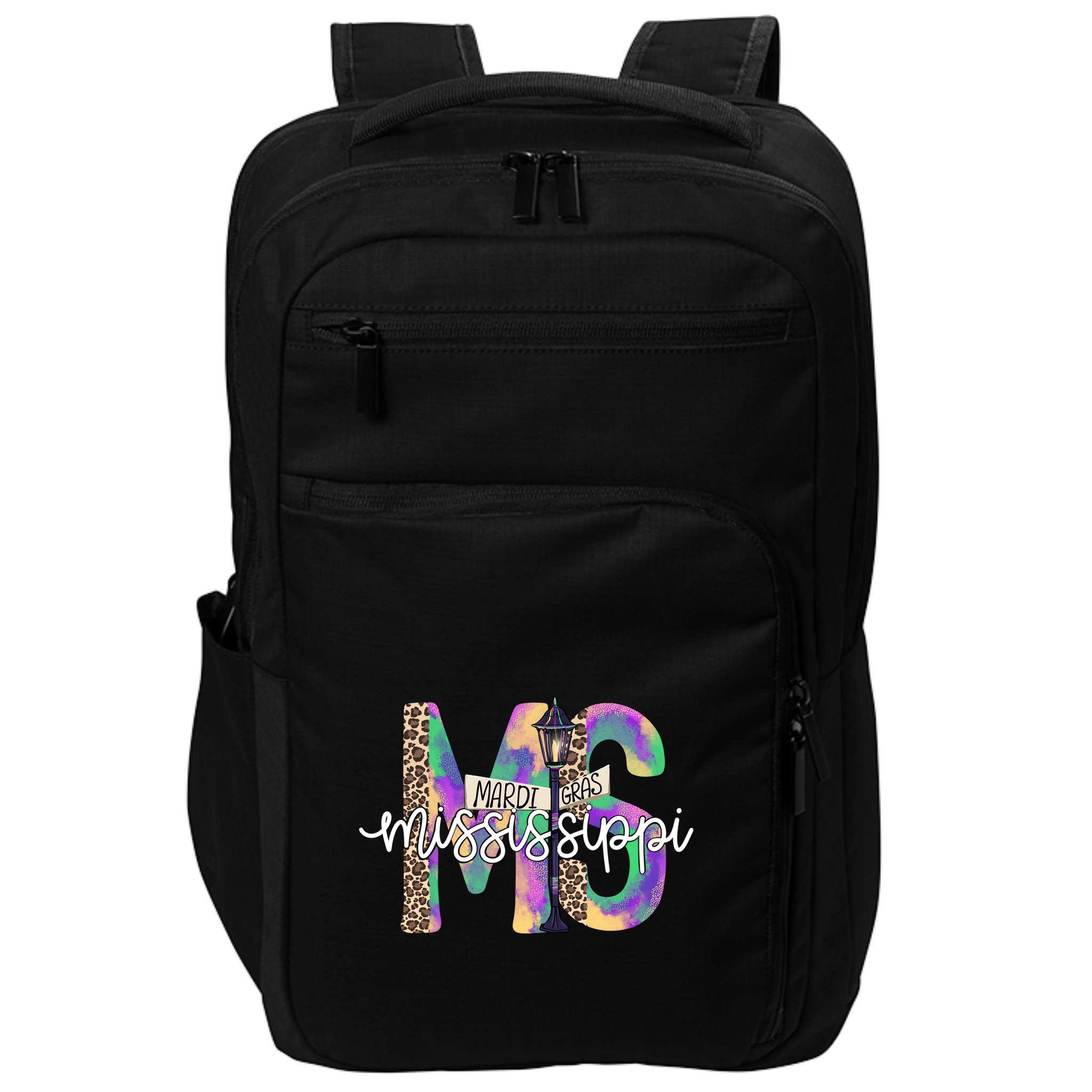 Leopard Mississippi Ms Mardi Gras Impact Tech Backpack