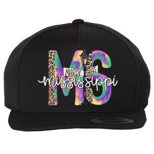 Leopard Mississippi Ms Mardi Gras Wool Snapback Cap