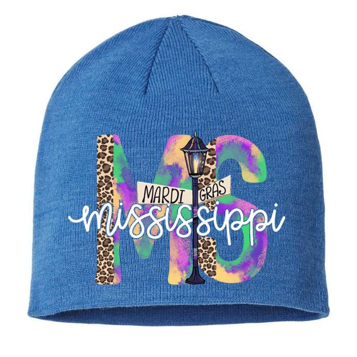 Leopard Mississippi Ms Mardi Gras Sustainable Beanie