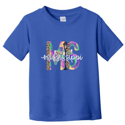 Leopard Mississippi Ms Mardi Gras Toddler T-Shirt