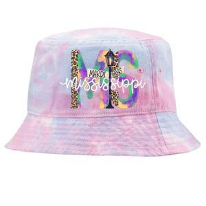 Leopard Mississippi Ms Mardi Gras Tie-Dyed Bucket Hat