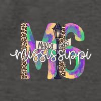 Leopard Mississippi Ms Mardi Gras Vector Backpack