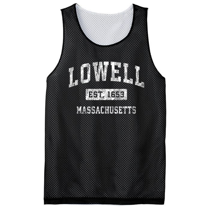 Lowell Massachusetts Ma Vintage Established Sports Mesh Reversible Basketball Jersey Tank