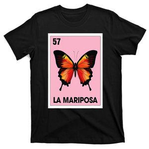 La Mariposa Mexican Bingo Card Game Butterfly Lover Spanish T-Shirt