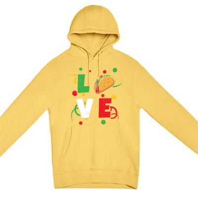 Love Mayo Mexican Fiesta Cinco De Mayo Valentine`s Day Gift Premium Pullover Hoodie