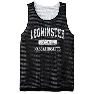 Leominster Massachusetts Ma Vintage Established Mesh Reversible Basketball Jersey Tank