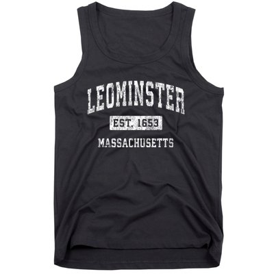 Leominster Massachusetts Ma Vintage Established Tank Top