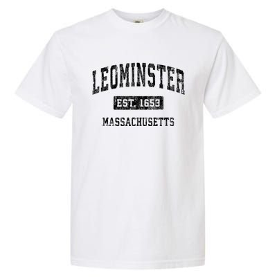 Leominster Massachusetts Ma Vintage Established Garment-Dyed Heavyweight T-Shirt