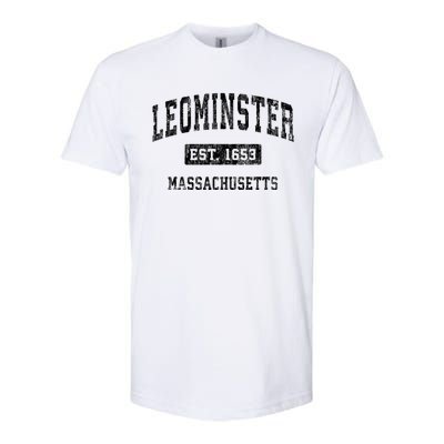 Leominster Massachusetts Ma Vintage Established Softstyle CVC T-Shirt