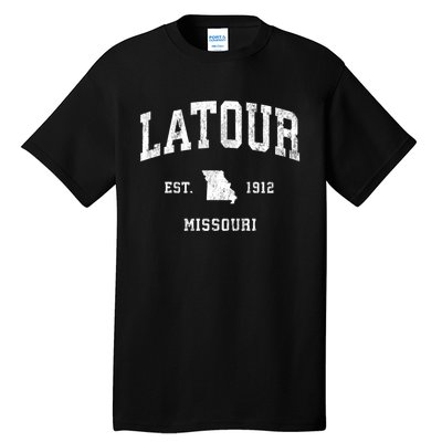 Latour Missouri Mo Vintage Athletic Sports Tall T-Shirt