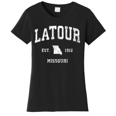 Latour Missouri Mo Vintage Athletic Sports Women's T-Shirt