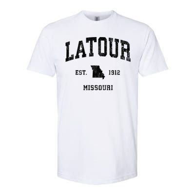 Latour Missouri Mo Vintage Athletic Sports Softstyle CVC T-Shirt