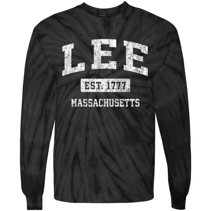 Lee Massachusetts Ma Vintage Sports Established Tie-Dye Long Sleeve Shirt