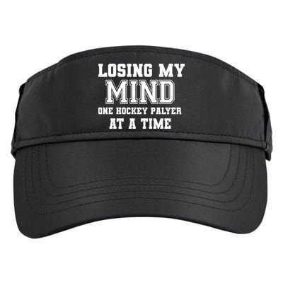 Losing My Mind One Hockey Player At A Time Father's Day Gift Adult Drive Performance Visor