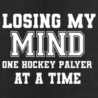 Losing My Mind One Hockey Player At A Time Father's Day Gift Adult Drive Performance Visor