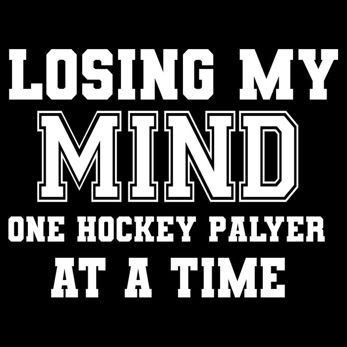 Losing My Mind One Hockey Player At A Time Father's Day Gift 16 in Basic Backpack