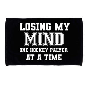 Losing My Mind One Hockey Player At A Time Father's Day Gift Microfiber Hand Towel