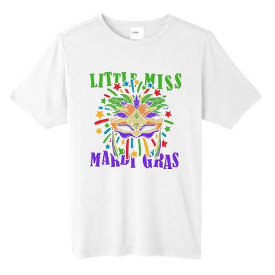 Little Miss Mardi Gras Funny Mardi Gras Costume Tall Fusion ChromaSoft Performance T-Shirt