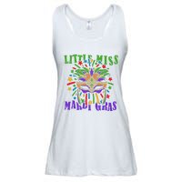 Little Miss Mardi Gras Funny Mardi Gras Costume Ladies Essential Flowy Tank