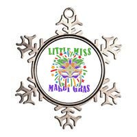 Little Miss Mardi Gras Funny Mardi Gras Costume Metallic Star Ornament