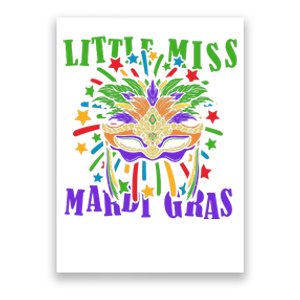 Little Miss Mardi Gras Funny Mardi Gras Costume Poster