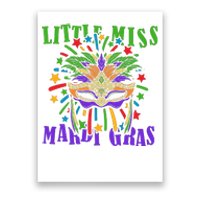 Little Miss Mardi Gras Funny Mardi Gras Costume Poster