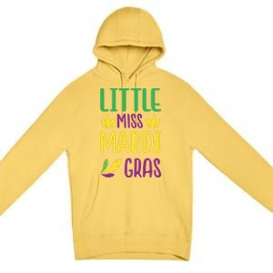 Little Miss Mardi Gras Premium Pullover Hoodie