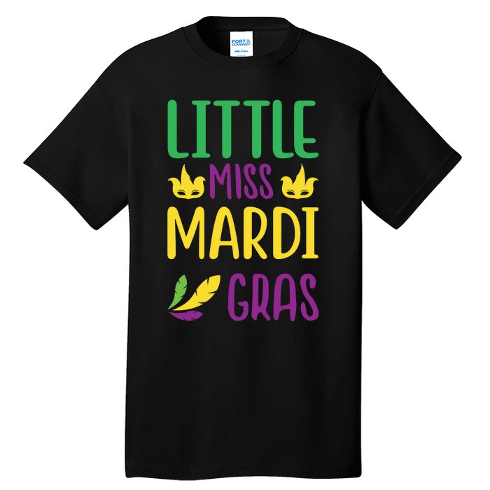 Little Miss Mardi Gras Tall T-Shirt