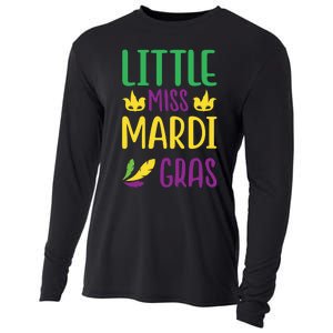 Little Miss Mardi Gras Cooling Performance Long Sleeve Crew