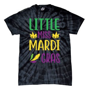 Little Miss Mardi Gras Tie-Dye T-Shirt