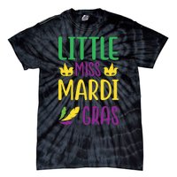 Little Miss Mardi Gras Tie-Dye T-Shirt