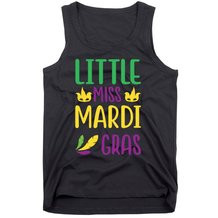 Little Miss Mardi Gras Tank Top