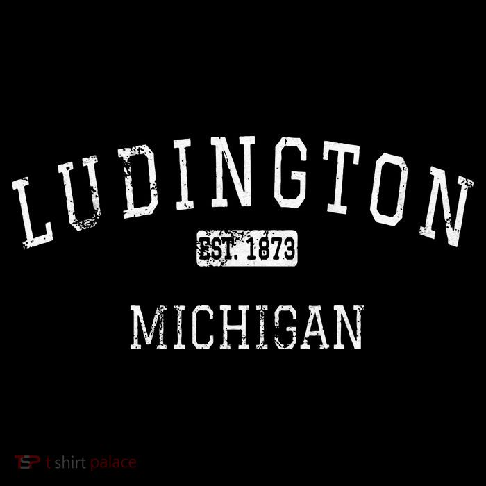 Ludington Michigan MI Vintage T-Shirt