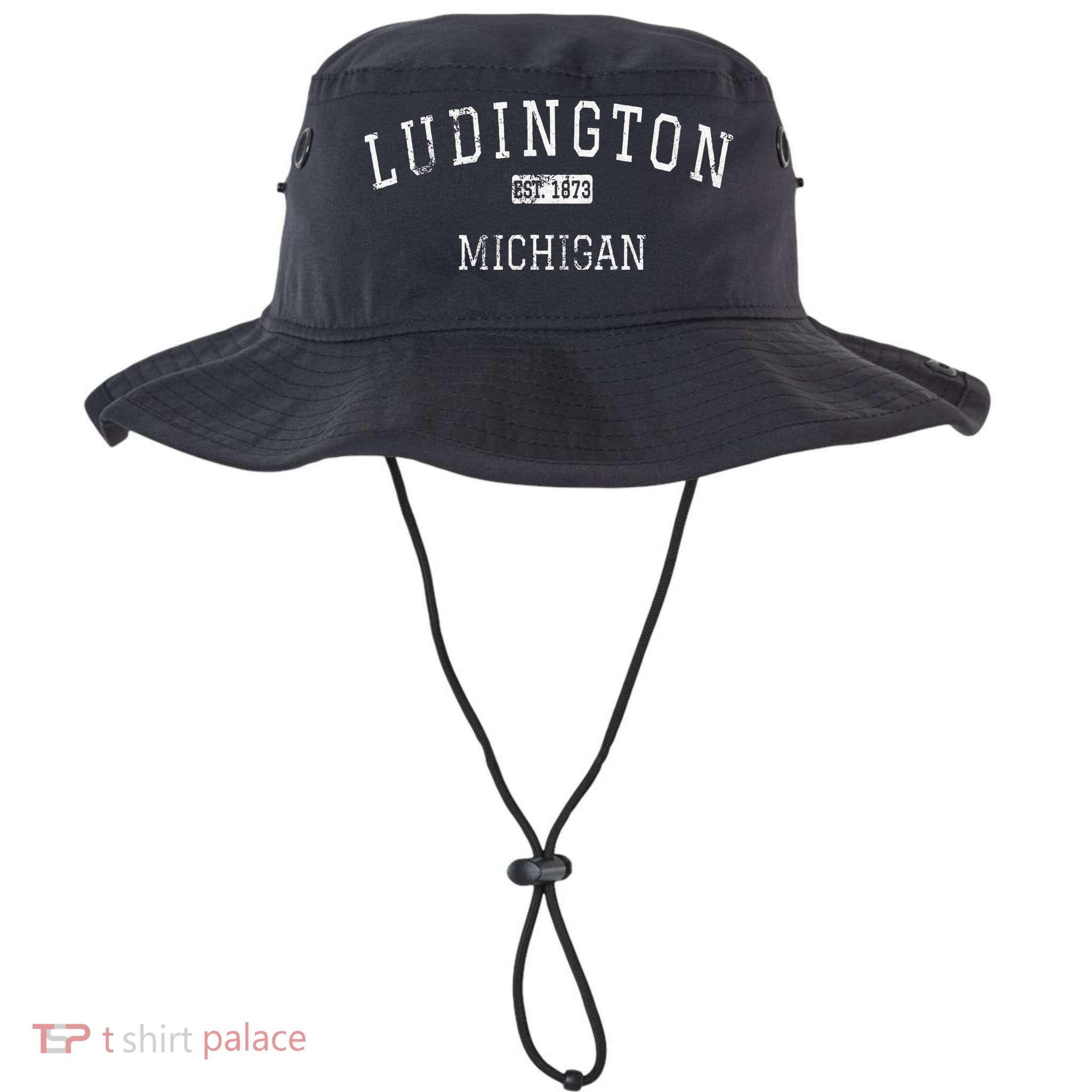 Ludington Michigan MI Vintage Bucket Hat